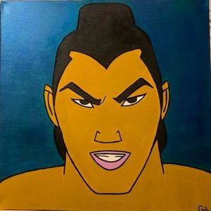 Li Shang Disney Mulan painting